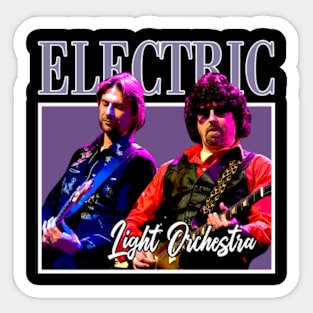 Livin' Thing Threads Electric Orchestra Band T-Shirts, Fashion That Echoes the Rhythms of Time Sticker